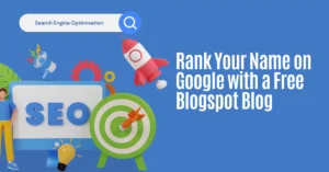 Google Using Only a Free Blogspot