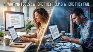 AI Writing Tools : Where They Help and Where They Fail