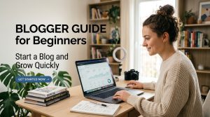 Blogger Guide for Beginners : Start a Blog and Grow Quickly