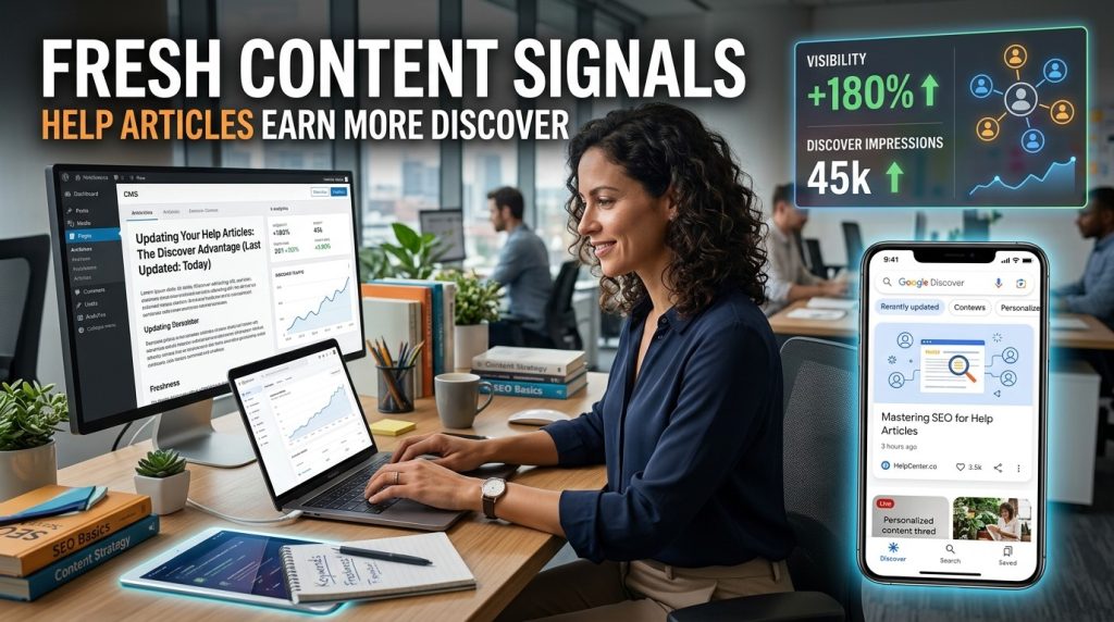 Fresh Content Signals : Help Articles Earn More Discover