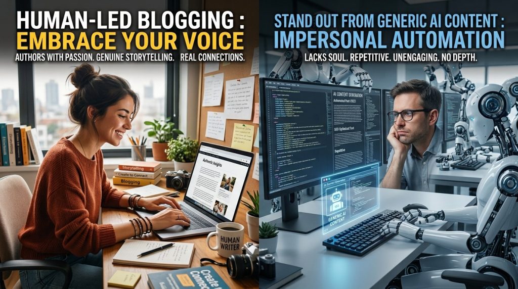 Human-Led Blogging : Stand Out From Generic AI Content