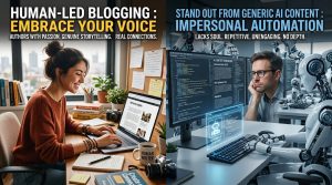 Human-Led Blogging : Stand Out From Generic AI Content