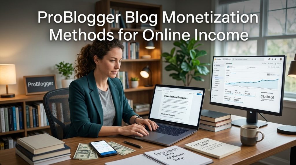 ProBlogger Blog Monetization Methods for Online Income
